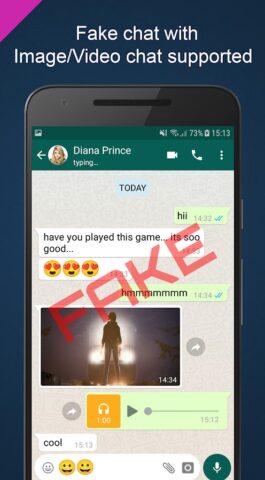 ChatsMock Pro — Prank chat для Android — скриншот 1