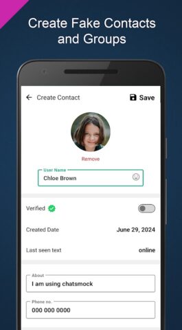 ChatsMock Pro — Prank chat для Android — скриншот 2