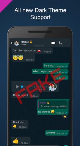 ChatsMock Pro — Prank chat для Android — скриншот 3