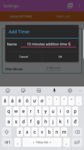 Chess Timer для Android — скриншот 4