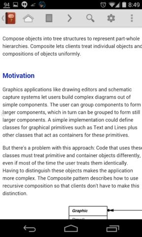 Chm Reader X для Android — скриншот 5