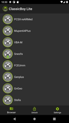 Эмулятор ретро-игр ClassicBoy для Android — скриншот 1