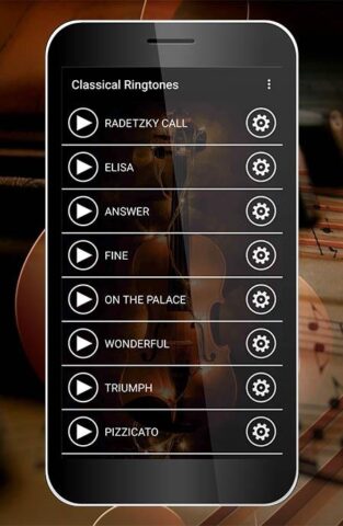 Рингтоны классической музыки для Android — скриншот 2