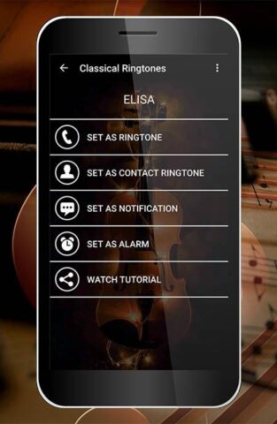 Рингтоны классической музыки для Android — скриншот 4