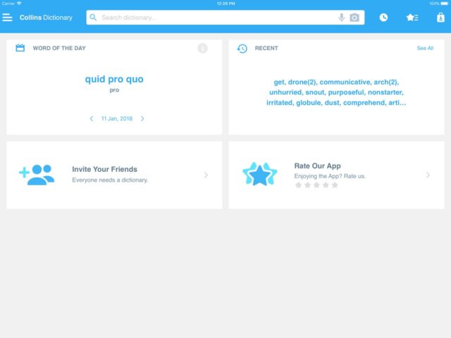 Collins Dictionary & Thesaurus для iOS — скриншот 5