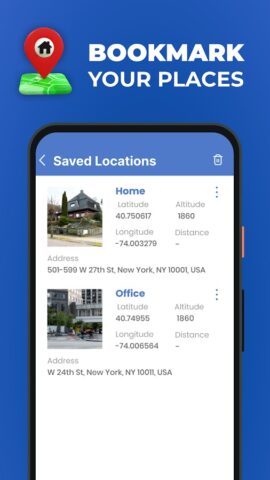 Coordinates Converter: GPS Map для Android — скриншот 5