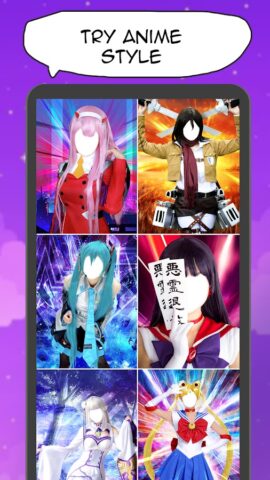Аниме Фото Фильтры & Рамки для Android — скриншот 1