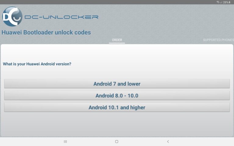 DC Huawei Bootloader Codes для Android — скриншот 2