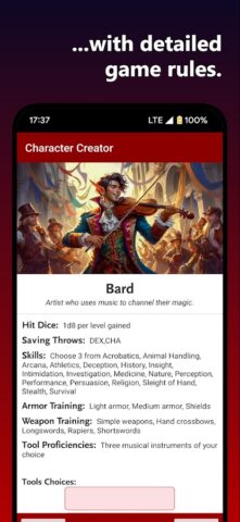 D&D 5e Character Keep для Android — скриншот 3