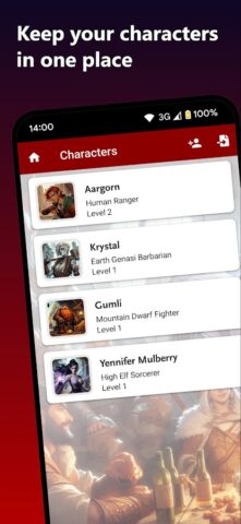 D&D 5e Character Keep для Android — скриншот 4