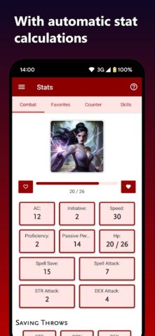 D&D 5e Character Keep для Android — скриншот 5