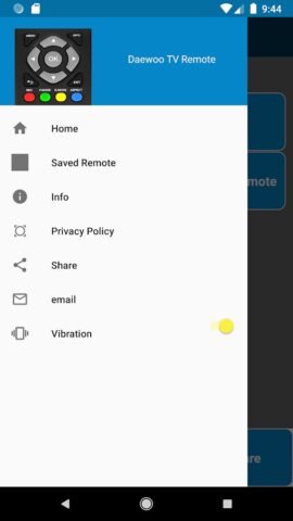 Daewoo TV Remote Control для Android — скриншот 2