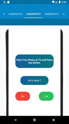 Daewoo TV Remote Control для Android — скриншот 3