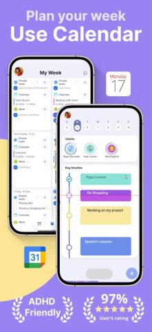 Ежедневник, Планировщик: Brite для Android — скриншот 4