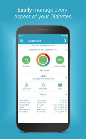 Diabetes:M для Android — скриншот 1