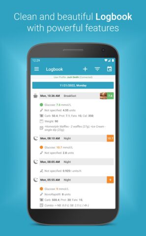 Diabetes:M для Android — скриншот 3