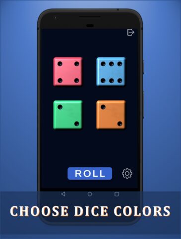 Dice rolling — 3D dice roller для Android — скриншот 4