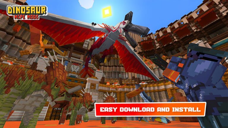 Dinosaur Craft Mods Minecraft для Android — скриншот 4