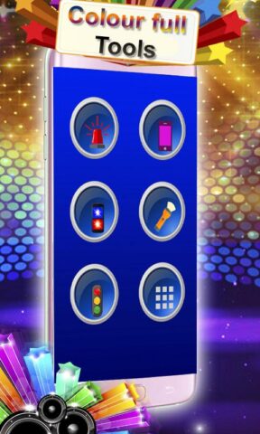 диско свет с цветным экраном для Android — скриншот 1