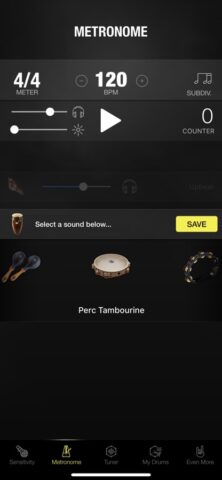 Drumtune PRO | Drum Tuner для iOS — скриншот 3