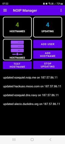 Dynamic DNS: Updater Noip для Android — скриншот 1