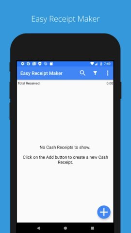 Easy Receipt Maker для Android — скриншот 1