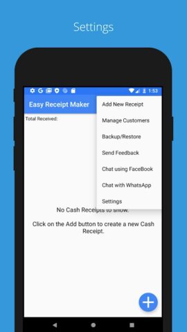 Easy Receipt Maker для Android — скриншот 4