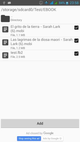 Ebook to PDF Converter для Android — скриншот 2