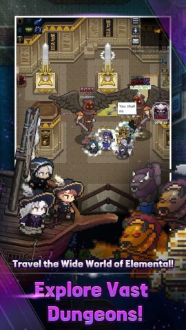 Elemental: 2D MMORPG для Android — скриншот 5