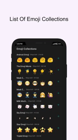 Emoji Collections для Android — скриншот 1