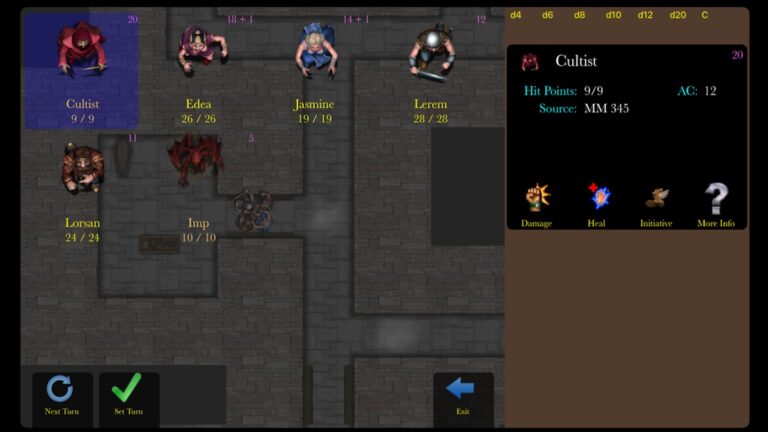Endless RPG Solo Tools for D&D для Android — скриншот 4