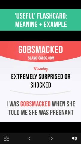 English Slang Cards для iOS — скриншот 3