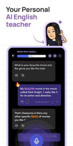 Stimuler AI: English Fluency для Android — скриншот 2