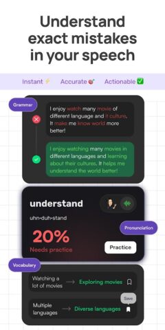 Stimuler AI: English Fluency для Android — скриншот 3