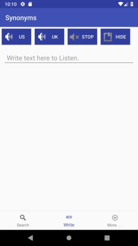 English Synonyms Dictionary для Android — скриншот 3