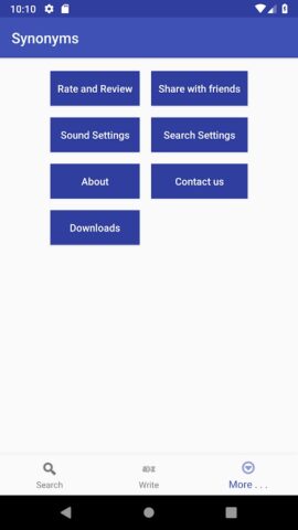 English Synonyms Dictionary для Android — скриншот 4