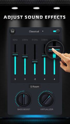Эквалайзер и усилитель басов для Android — скриншот 2