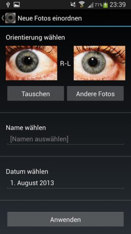 Eye Diagnosis для Android — скриншот 2