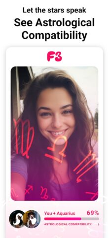 F3: Знакомства, Друзья, Чат для Android — скриншот 3