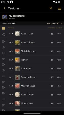FINAL FANTASY XIV Companion для Android — скриншот 3