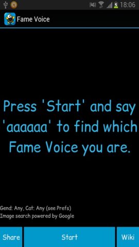 Fame Voice для Android — скриншот 1