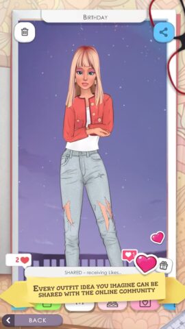 Fashion Style Dressup & Design для Android — скриншот 5