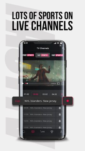 Fast TV — Watch live sports — скриншот 3