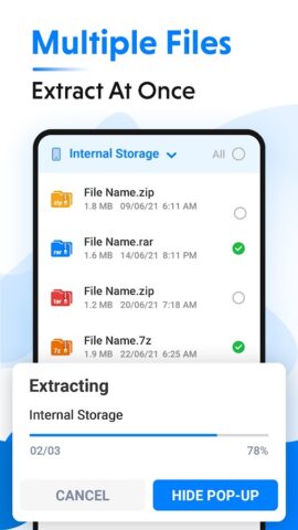 File Archiver — Extract, Unzip для Android — скриншот 3