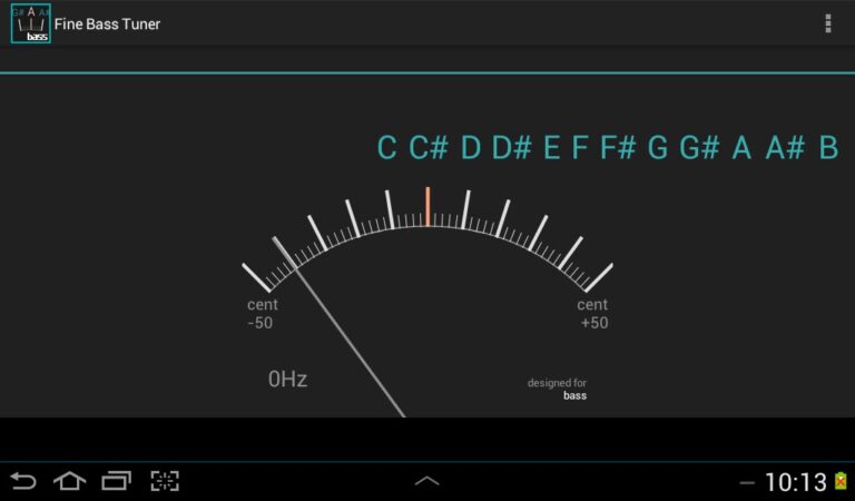 Точный тюнер баса — Bass Tuner для Android — скриншот 2