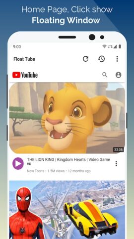 Float Tube- Float Video Player для Android — скриншот 1