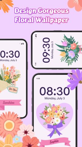 Flower Language Keyboard DIY для Android — скриншот 1