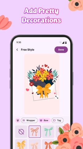 Flower Language Keyboard DIY для Android — скриншот 5