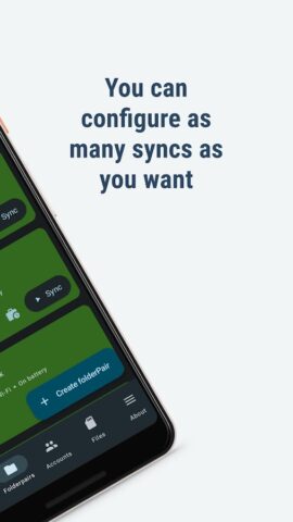 FolderSync для Android — скриншот 3