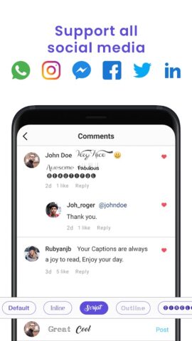 Клавиатура со шрифтами для Android — скриншот 3